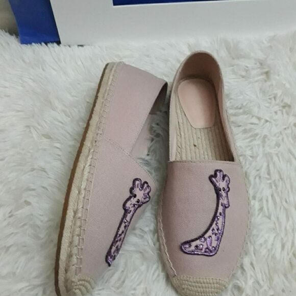 Rare Kate Spade girafe loafers 8.5 - Picture 2 of 5